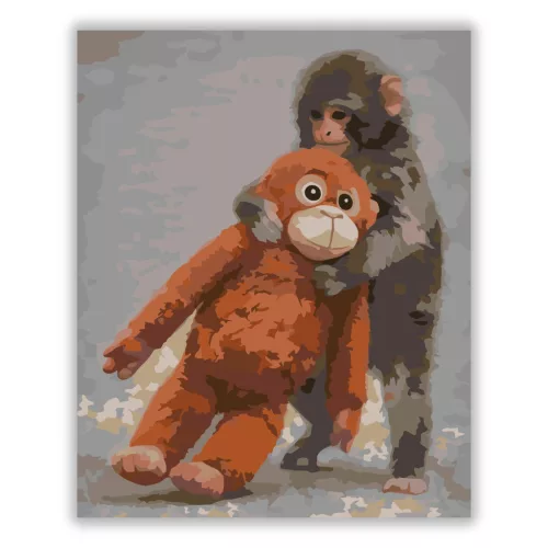 Soha nem engedlek – Punch - számfestő készlet - Számfestő.hu - 60×70cm - Keret nélkül