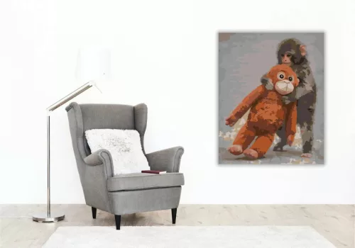 Soha nem engedlek - Punch - számfestő készlet - Számfestő.hu - 40×50cm - Keret nélkül