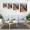 Csendes folyókanyar - számfestő készlet - Számfestő.hu - 50×60cm - Keret nélkül