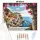 Napfényes Amalfi-kilátás - számfestő készlet - Számfestő.hu - 50×60cm - Keretre feszítve