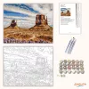 Vadnyugati sziklatornyok - számfestő készlet - Számfestő.hu - 50×60cm - Keretre feszítve