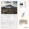 Etna látképe - számfestő készlet - Számfestő.hu - 50×60cm - Keretre feszítve
