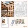 Alhambra palota - számfestő készlet - Számfestő.hu - 80×100cm - Keret nélkül