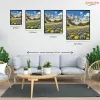 Dolomiti csúcsok - számfestő készlet - Számfestő.hu - 60×70cm - Keret nélkül