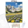 Dolomiti csúcsok - számfestő készlet - Számfestő.hu - 40×50cm - Keret nélkül