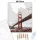 Golden Gate híd - számfestő készlet - Számfestő.hu - 60×70cm - Keret nélkül