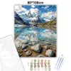 Torres del Paine Nemzeti Park - számfestő készlet - Számfestő.hu - 80×100cm - Keret nélkül