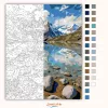 Torres del Paine Nemzeti Park - számfestő készlet - Számfestő.hu - 80×100cm - Keret nélkül