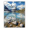 Torres del Paine Nemzeti Park - számfestő készlet - Számfestő.hu - 40×50cm - Keret nélkül