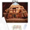Petra romváros Jordániában - számfestő készlet - Számfestő.hu - 40×50cm - Keret nélkül