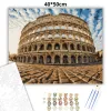 Római Colosseum - számfestő készlet - Számfestő.hu - 40×50cm - Keretre feszítve