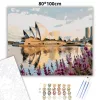 Sydney-i Operaház - számfestő készlet - Számfestő.hu - 80×100cm - Keret nélkül