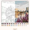 Sydney-i Operaház - számfestő készlet - Számfestő.hu - 40×50cm - Keret nélkül