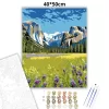 Derűs Yosemite-völgy - számfestő készlet - Számfestő.hu - 40×50cm - Keret nélkül