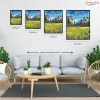 Derűs Yosemite-völgy - számfestő készlet - Számfestő.hu - 40×50cm - Keretre feszítve