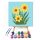 Tavaszi nárciszok - gyerek számfestő készlet - Számfestő.hu - 20×20cm - Keret nélkül