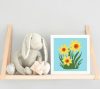Tavaszi nárciszok - gyerek számfestő készlet - Számfestő.hu - 40×40cm - Keret nélkül