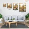 Tavaszi vadnyuszi - számfestő készlet - Számfestő.hu - 80×100cm - Keretre feszítve