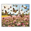 Romantikus pillangótánc - számfestő készlet - Számfestő.hu - 40×50cm - Keret nélkül