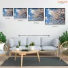 Tavaszi sziromzápor - számfestő készlet - Számfestő.hu - 80×100cm - Keretre feszítve