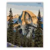 Aranyló Half Dome csendje - számfestő készlet - Számfestő.hu - 80×100cm - Keret nélkül