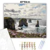 Zúgó atlanti sziklák - számfestő készlet - Számfestő.hu - 40×50cm - Keretre feszítve