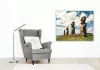 Időtlen Moai őrség - számfestő készlet - Számfestő.hu - 50×60cm - Keretre feszítve