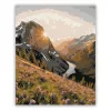 Derengő hegyvölgy - számfestő készlet - Számfestő.hu - 40×50cm - Keret nélkül