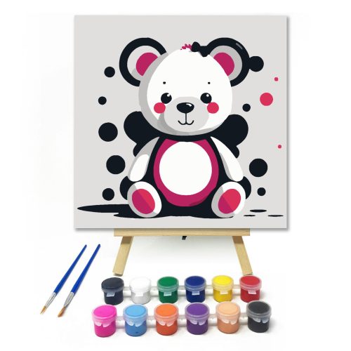 Saci maci - gyerek számfestő készlet - Számfestő.hu - 20×20cm - keret nélkül