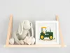 Zöld traktor - gyerek számfestő készlet - Számfestő.hu - 20×20cm - keretre feszítve