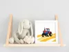Traktor a mezőn  - gyerek számfestő készlet - Számfestő.hu - 20×20cm - keret nélkül