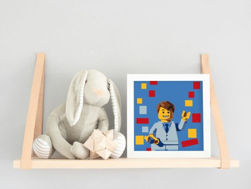 Műsorvezető - gyerek számfestő készlet - Számfestő.hu - 20×20cm - keret nélkül