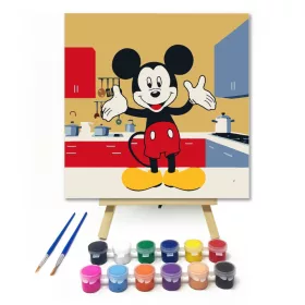 Főzzünk! - gyerek számfestő készlet - Számfestő.hu - 20×20cm - keret nélkül