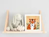 Kedves tigris - gyerek számfestő készlet - Számfestő.hu - 20×20cm - keretre feszítve