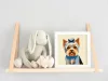 Színes yorkie - gyerek számfestő készlet - Számfestő.hu - 30×30cm - keretre feszítve
