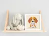Szíves kutyus - gyerek számfestő készlet - Számfestő.hu - 20×20cm - keretre feszítve