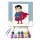 Kis superman - gyerek számfestő készlet - Számfestő.hu - 40×40cm - keretre feszítve