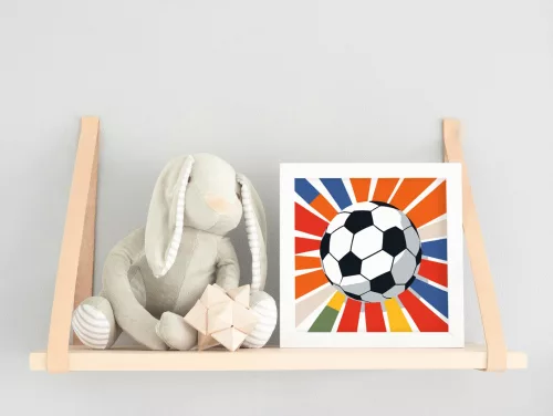 Focilabda - gyerek számfestő készlet - Számfestő.hu - 30×30cm - keret nélkül