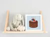 Színes díszes torta - gyerek számfestő készlet - Számfestő.hu - 30×30cm - keret nélkül