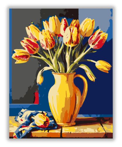 Tulipán álom - számfestő készlet