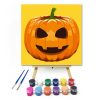 Halloween Tök sárga - Halloweeni számfestő készlet