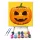 Halloween Tök sárga - Halloweeni számfestő készlet - Számfestő.hu - 50×50cm - keret nélkül