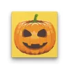 Halloween Tök sárga - Halloweeni számfestő készlet - Számfestő.hu - 30×30cm - keret nélkül