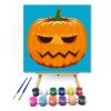 Halloween Tök kék - Halloweeni számfestő készlet