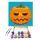 Halloween Tök kék - Halloweeni számfestő készlet - Számfestő.hu - 20×20cm - keret nélkül