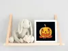 Nevető Tök - Halloweeni számfestő készlet - Számfestő.hu - 50×50cm - keretre feszítve