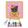 Halloweeni Cica - Halloweeni számfestő készlet - Számfestő.hu - 20×20cm - keret nélkül