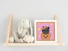 Halloweeni Cica - Halloweeni számfestő készlet - Számfestő.hu - 30×30cm - keret nélkül