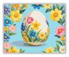 Virágos Tojás - húsvéti számfestő készlet