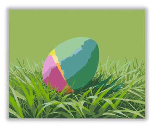 Húsvéti Tojás - húsvéti számfestő készlet